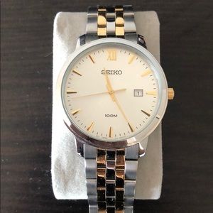 Seiko stainless steel watch